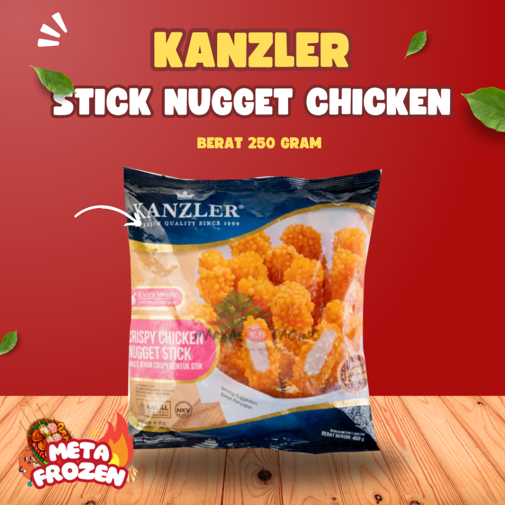 

KANZLER STICK CRISPY CHICKEN NUGGET STICK 250GR / Chicken