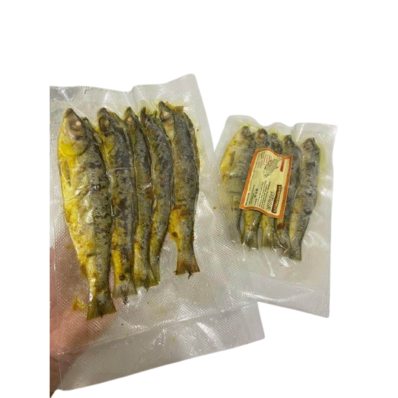 

isi 5 Ikan Bandeng Presto Tulang Lunak Kemasan Vacumm