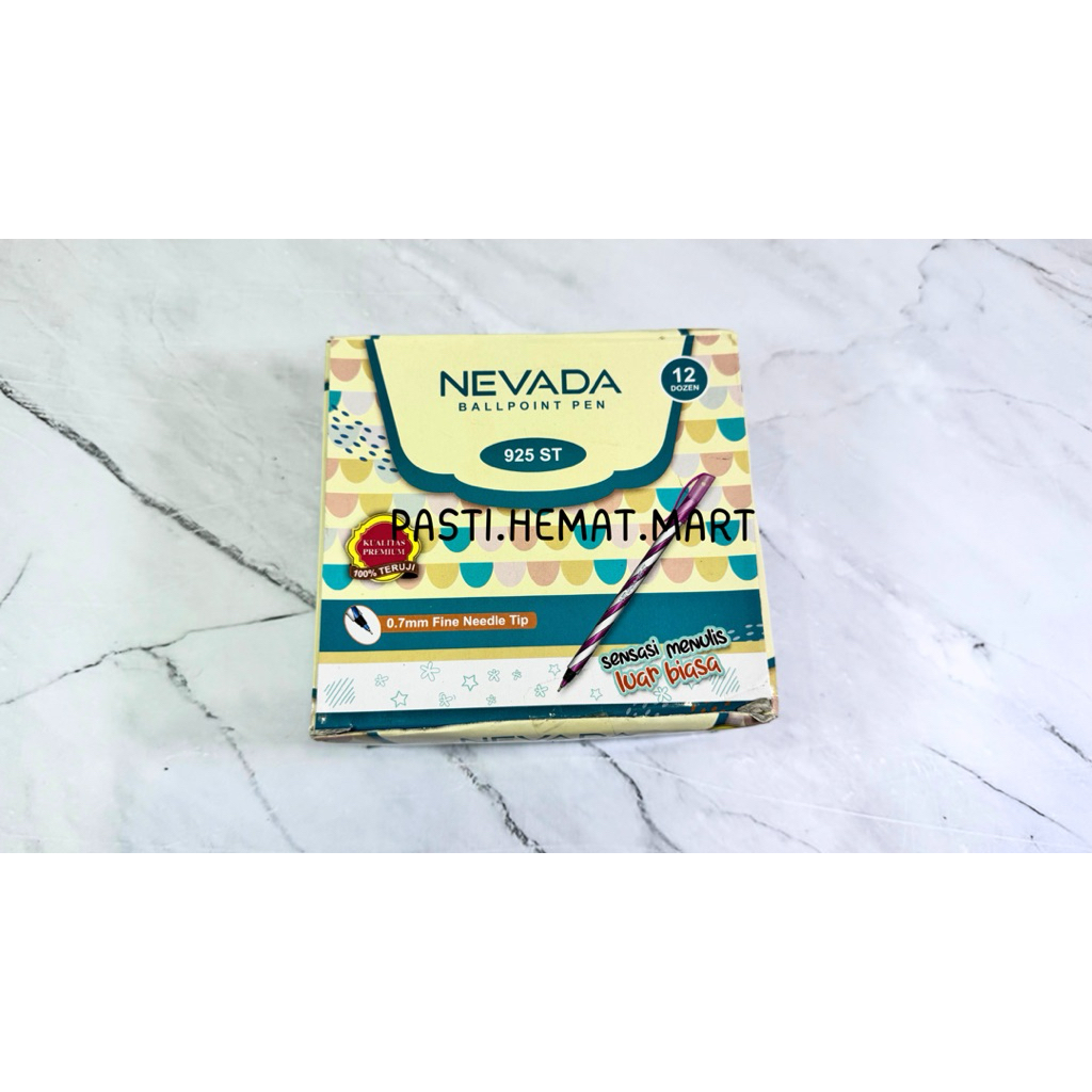 

Pena Ulir Lilin Nevada | Tinta Hitam 0.5mm | 12 PCS | Pulpen Unik Ulir Lilin Casing Warna Warni
