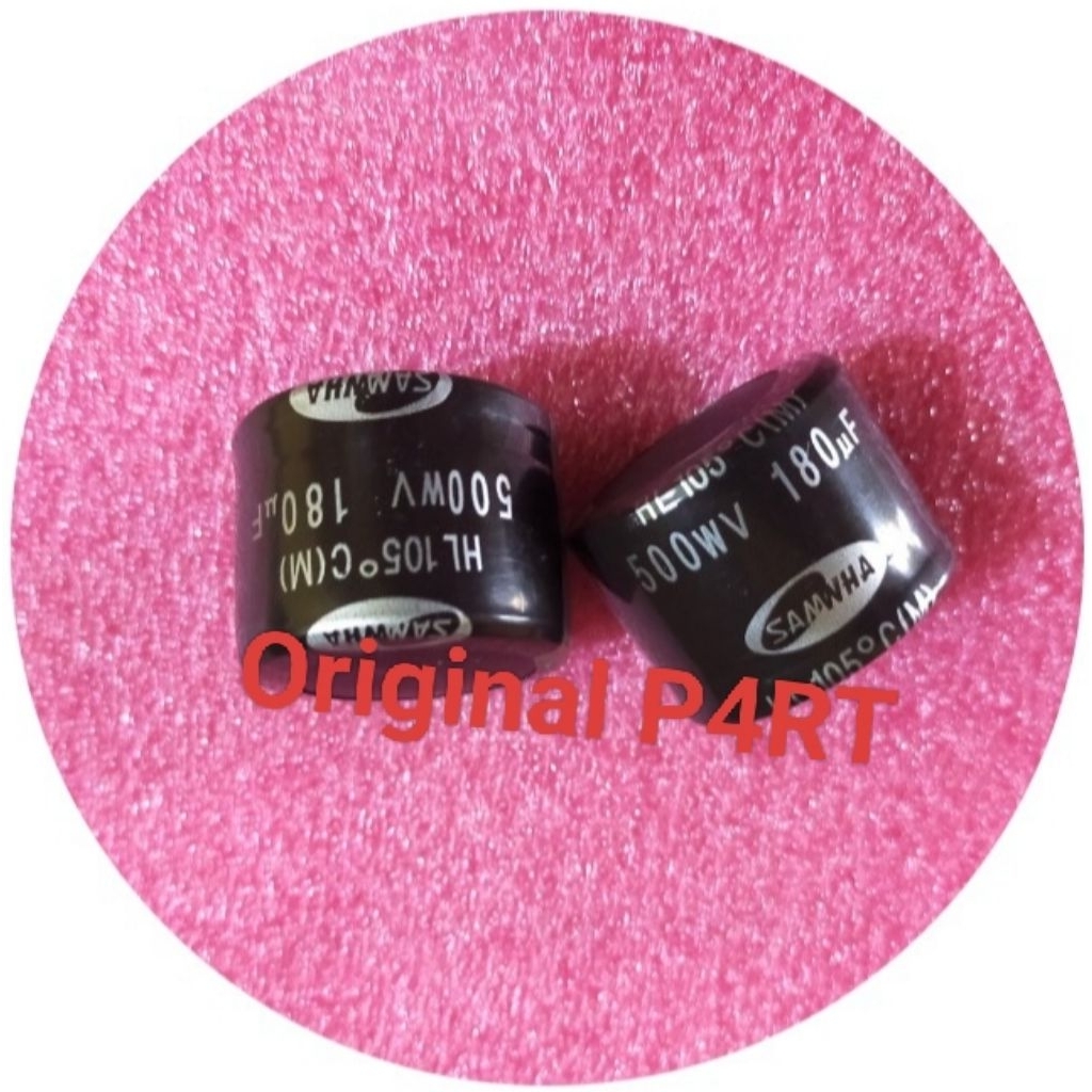 Elko 500wv 180uf  500wv 180uf  Elco 500wv 180uf  180uf 500wv  ORIGINAL BEKAS CABUTAN  Elko 500v 180u