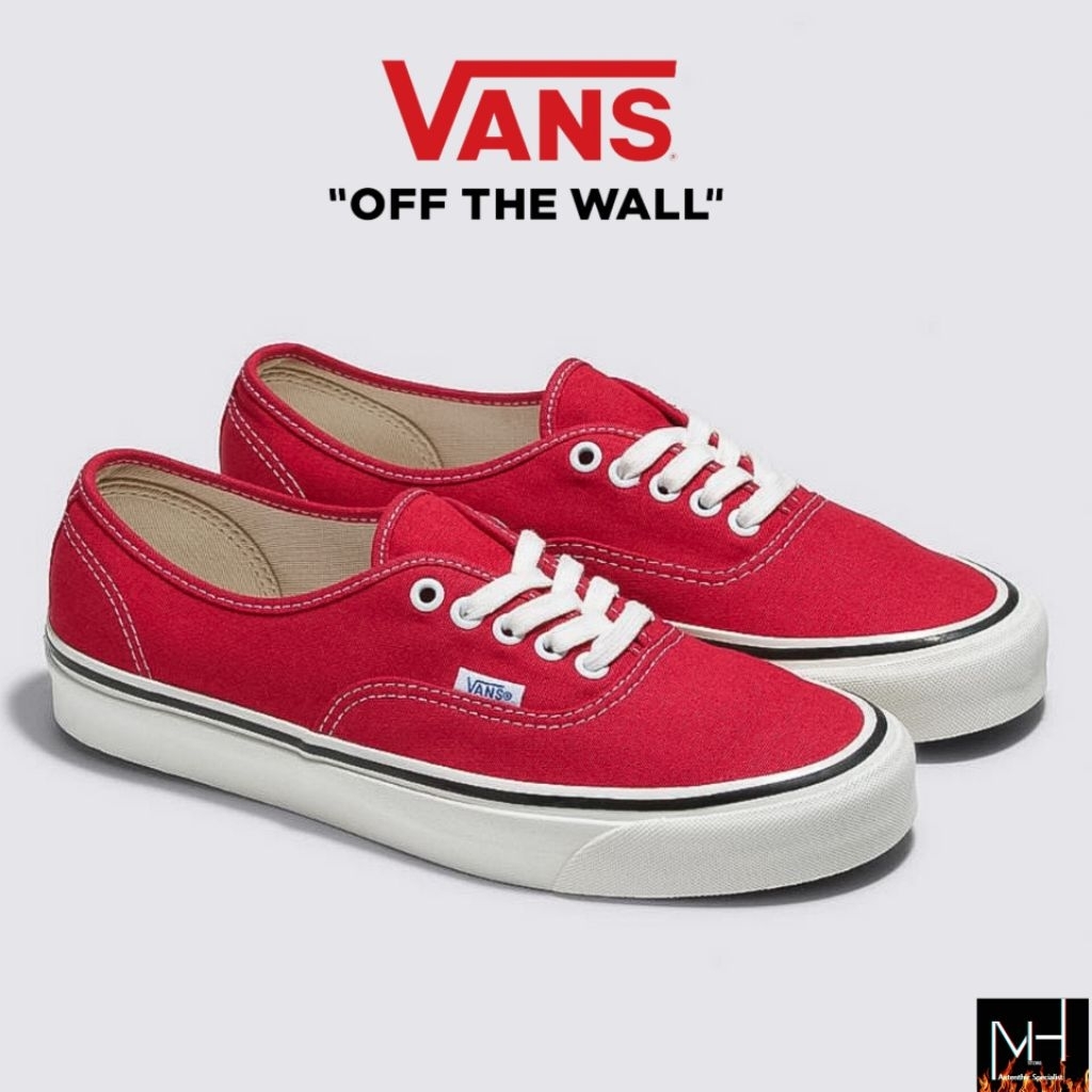 Vans Authentic 44 Dx Anaheim Factory Racing Red Original 100%