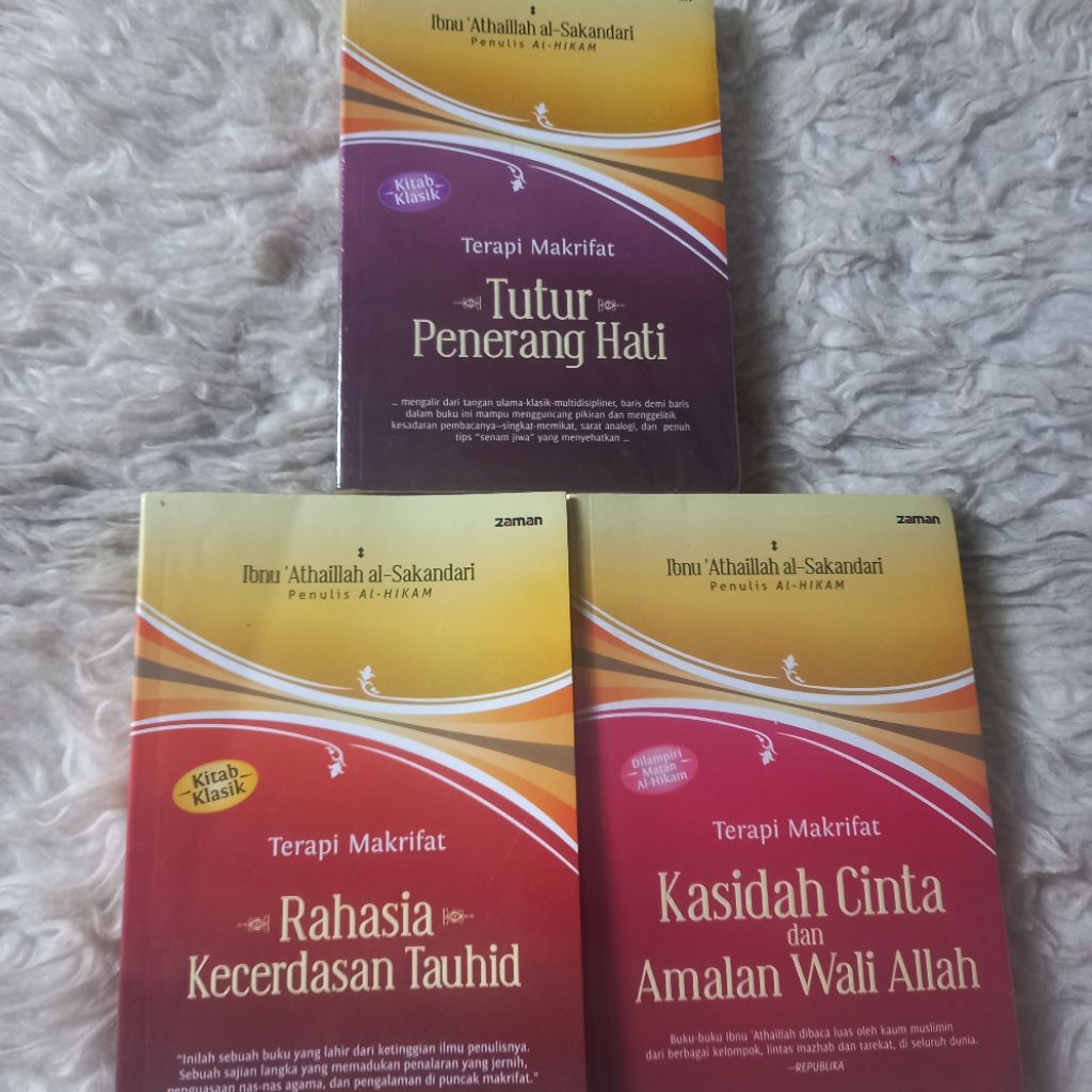 LANGKA terapi makrifat ibnu athaillah kasidah cinta rahasia kecerdasan tauhid tutur penerang hati ki