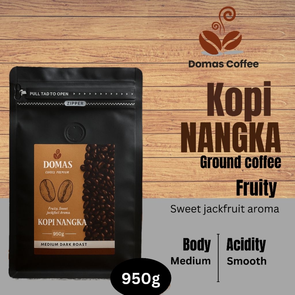 

Domas Coffee Bubuk Kopi Nangka Lumajang 950g