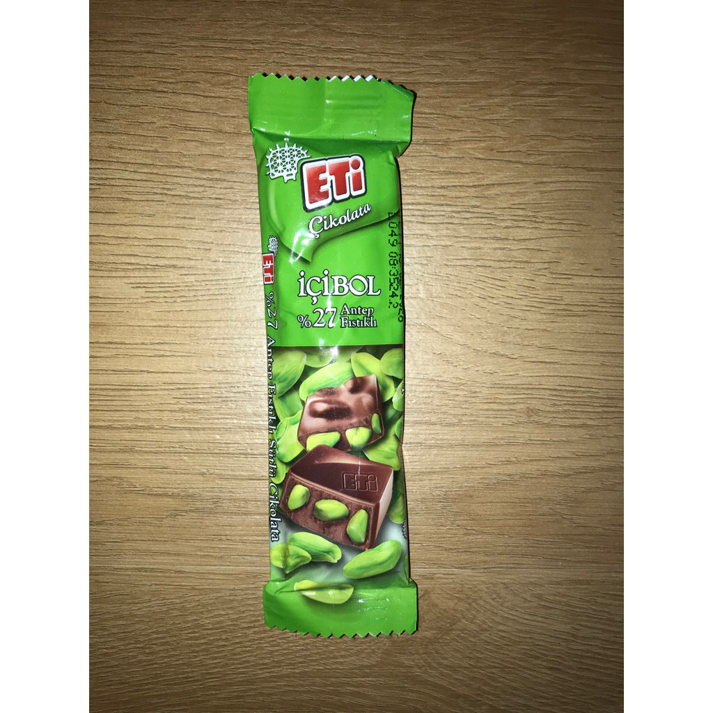 

ETI CIKOLATA ICIBOL COKLAT PISTACHIO ASLI TURKI