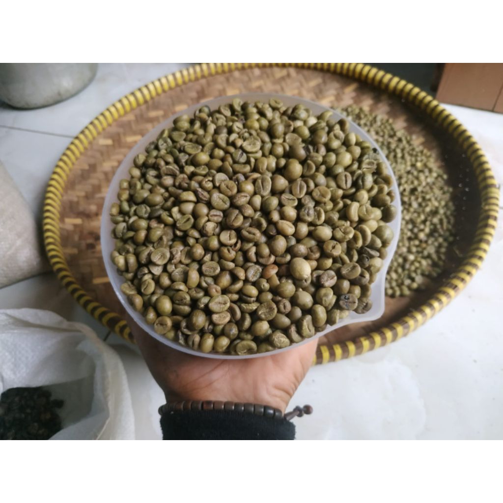 

Biji kopi mentah [GREEN BEAN] robusta jawa 1kg -cocok untuk Roaster &UMKM