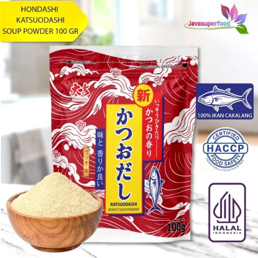 

[HALAL] DAIKICHI KATSUODASHI BONITO SUP POWDER STICK 100 GR (ISI 10) / BUBUK KALDU IKAN BONITO