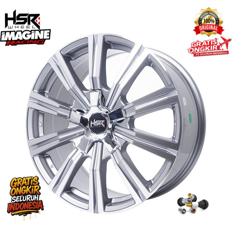 Velg Mobil Racing HSR HAZARD R20 PCD 5x150 Pelek Lexus Lx Cygnus Land Cruiser Sequoia Tundra