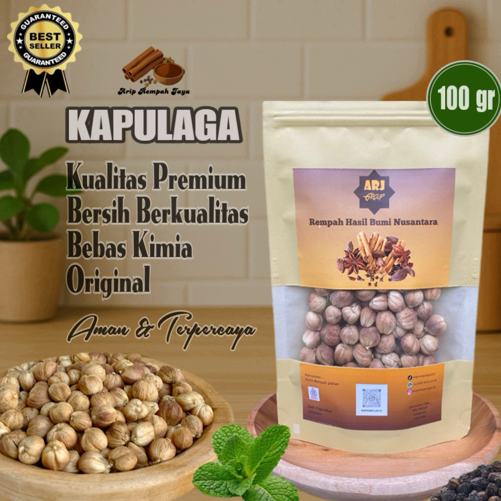 

Kapulaga 100 gram Kualitas Terbaik Tanpa Bahan Kimia