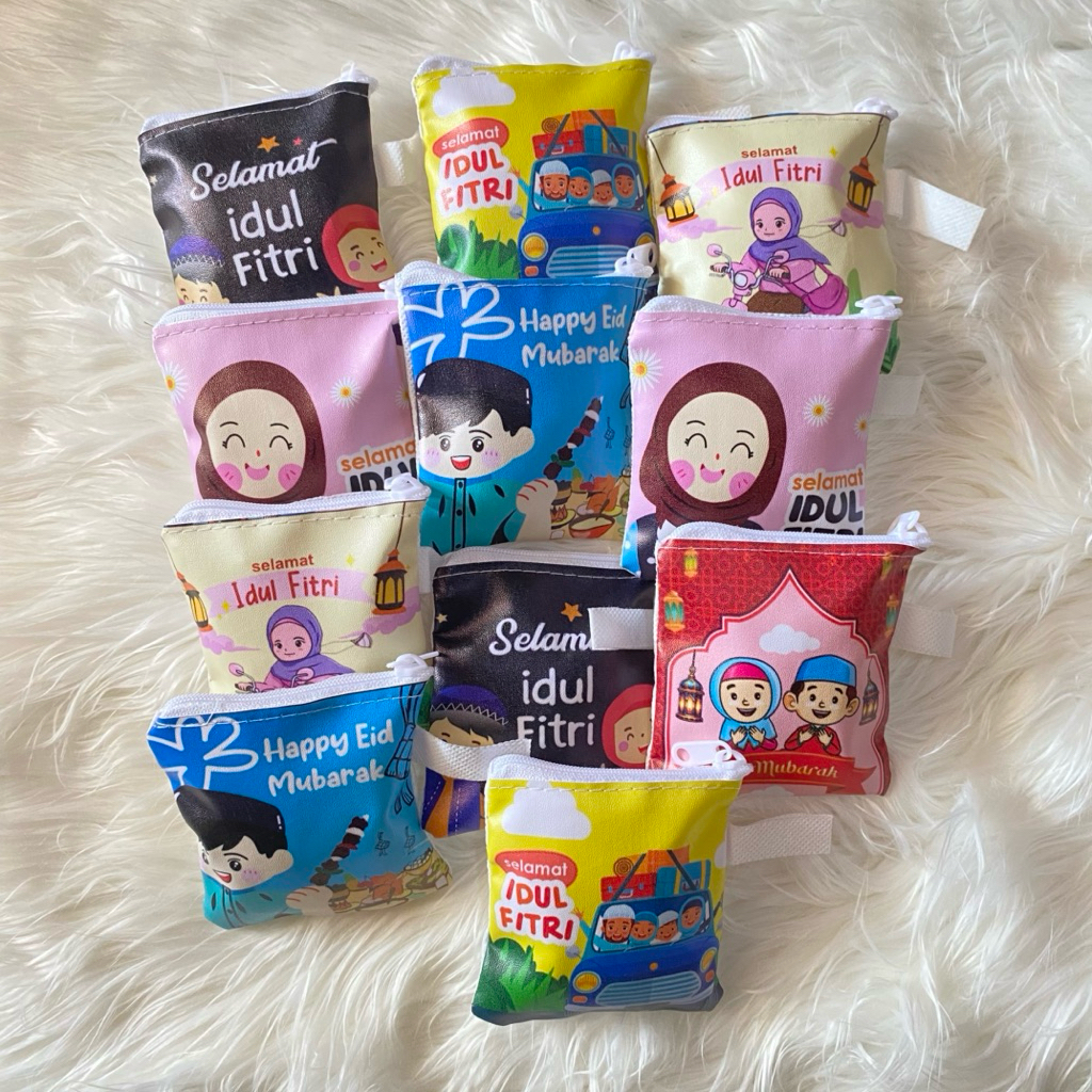 

Amplop Lebaran isi 1 lusin (12 pcs) / Angpao Lebaran / Dompet Coin Lucu Motif Anak Anak