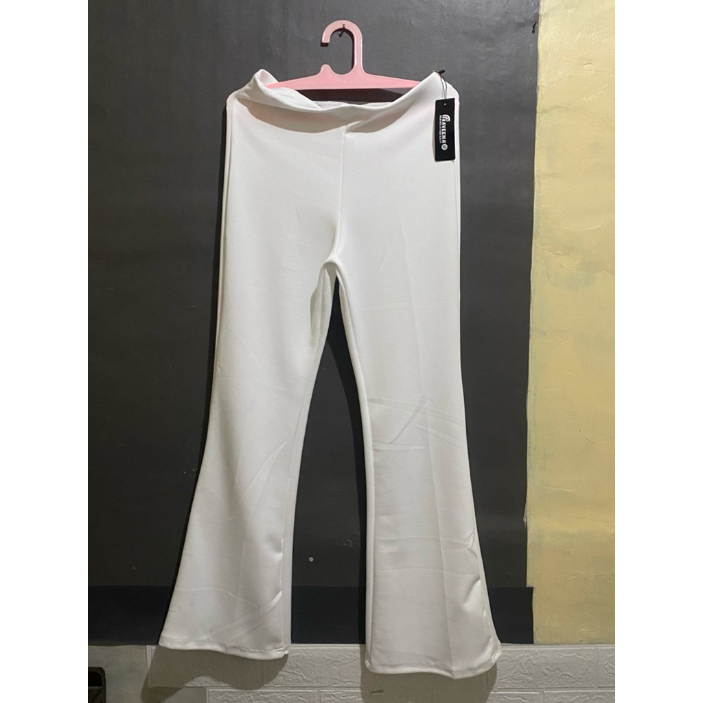 celana cutbray putih