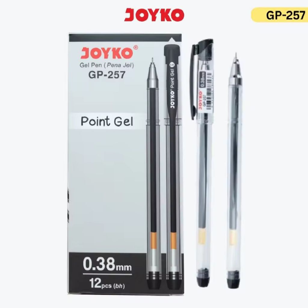 

1 Pcs Pulpen Joyko Point Gel GP-257 Hitam