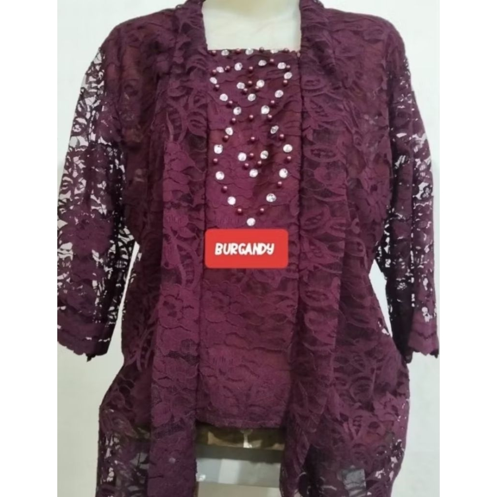 Blus brokat hoki premium/baju pesta/Brokat