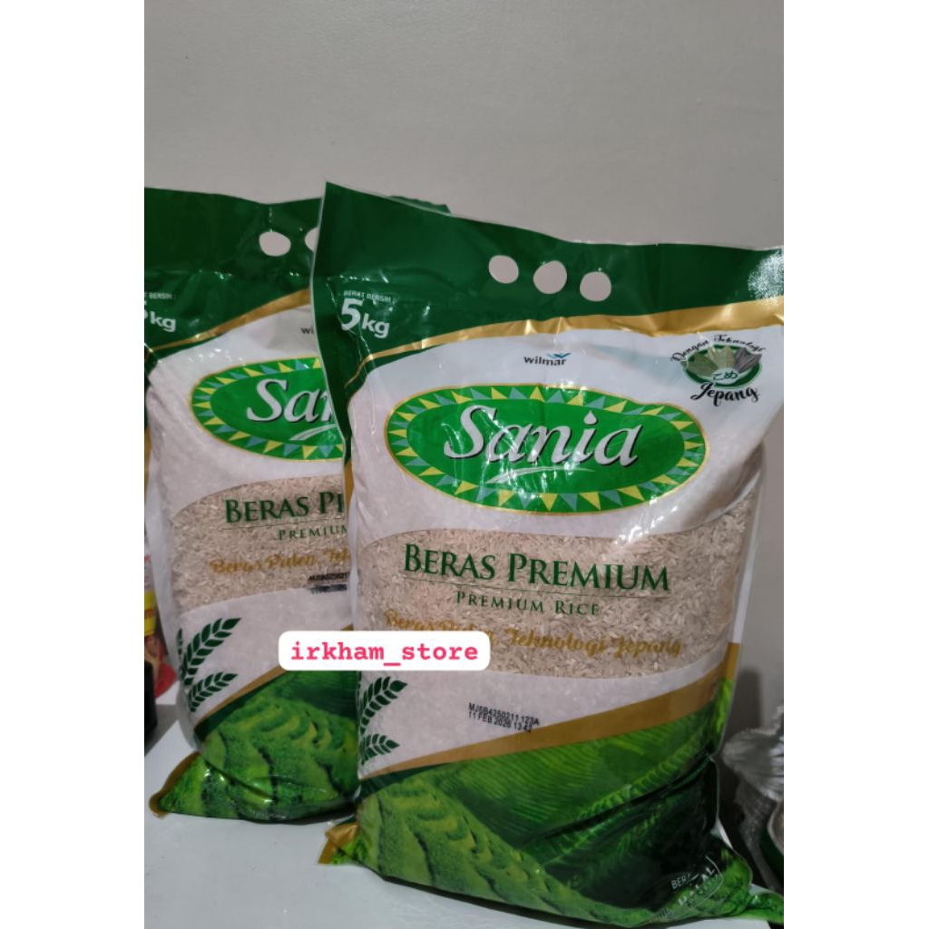 

Beras Sania Kemasan 5 Kg x 2 (Dua Pcs)