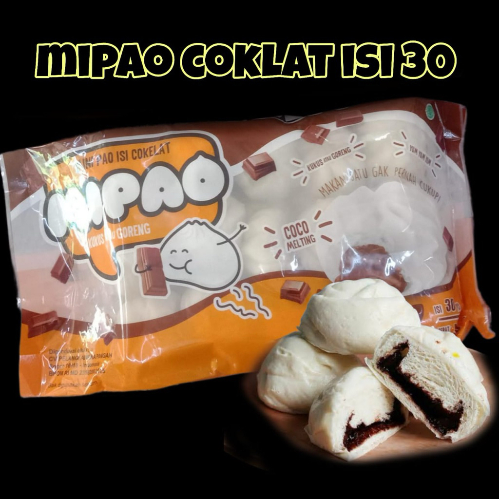 

Mipao bakpao mini rasa coklat isi 30