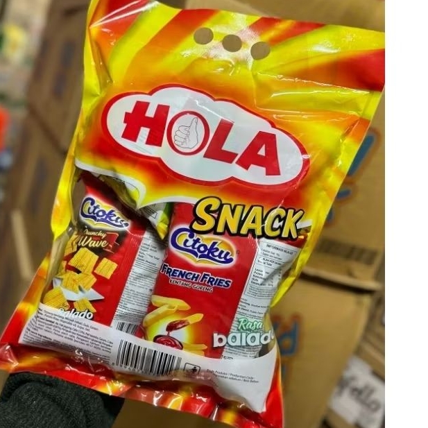 

Hola fun Snack Paket bundling 5 bag / Fun Snack Momogi