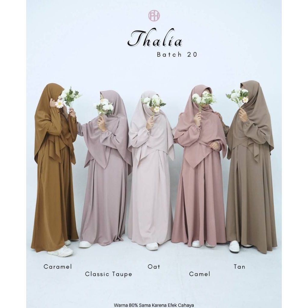 Gamis Thalia polos bahan wolfis | by Pelangi Hijab  busui friendly