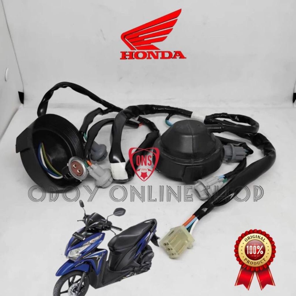 Socket cop Piting reflektor lampu depan Vario 125 Fi old Vario techno 125 pgm fi 2012-2013-2014 kual