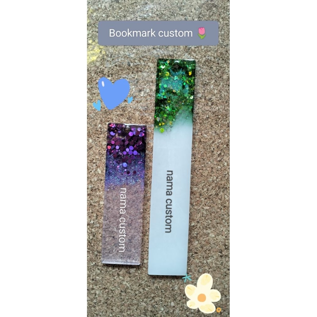 

Pembatas Buku Custome/Bookmark Custome/Resin Pembatas Buku Custome(BACA DESKRIPSI)