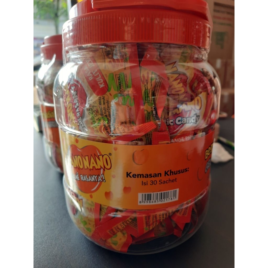 

Permen nano nano rasa kulit jeruk ( isi 10 pack)