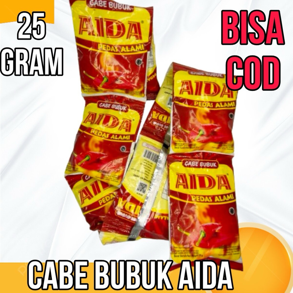 

AIDA CABE BUBUK HALUS 25gr ISI 10Sachet