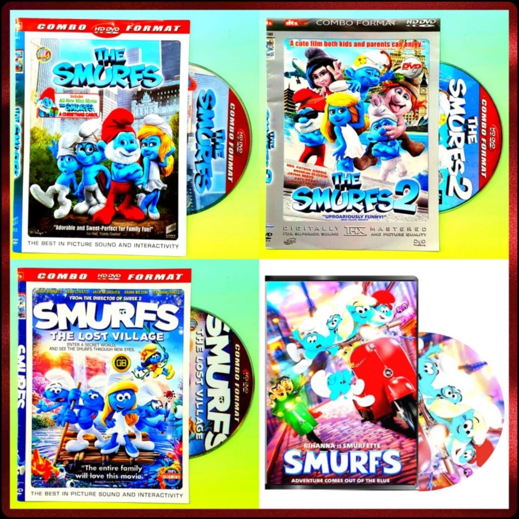 KASET FILM SMURFS-FILM ANAK ANAK KARTUN ANIMASI TERBARU-FILM BIOSKOP KARTUN ANAK ANAK-FILM ANAK2 KAR
