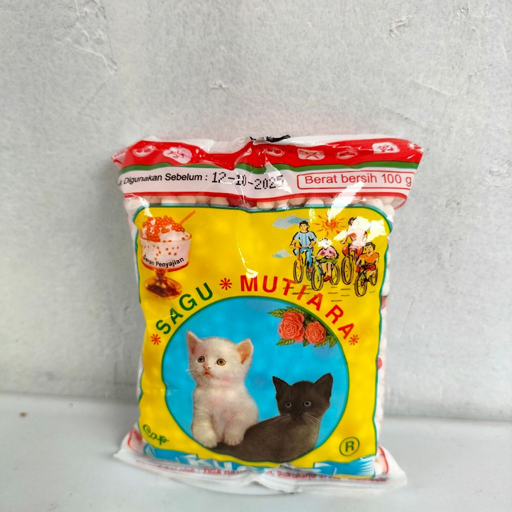 

sagu mutiara kucing 10 gram