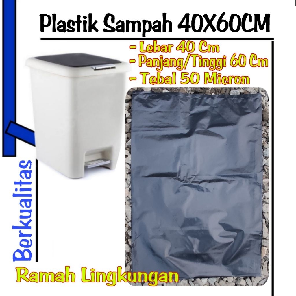 Plastik hitam 40x60 Cm , Kantong Sampah hitam 40 x 60 Cm , Kantong Plastik hitam 40x60 Cm , Kantong 