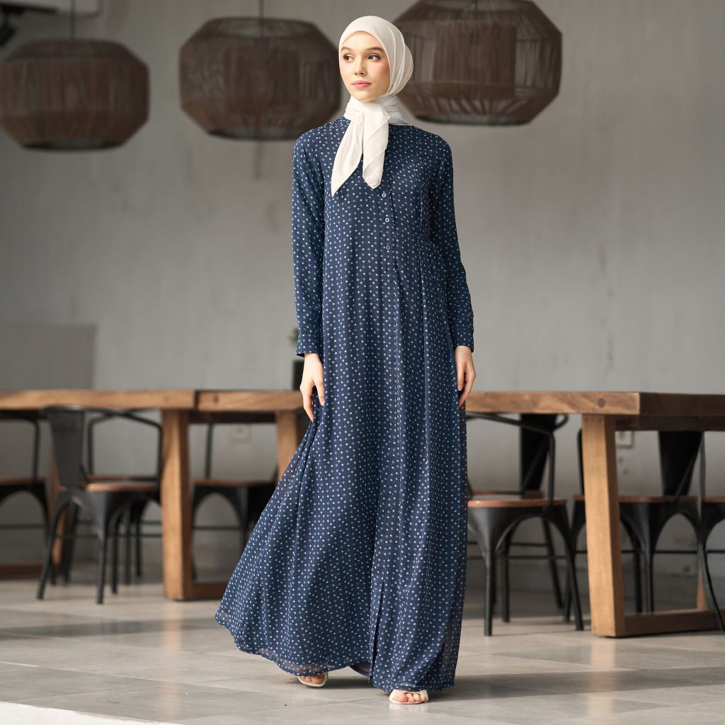 ZB - Amani Dress - Gamis Casual Kerja Muslimah