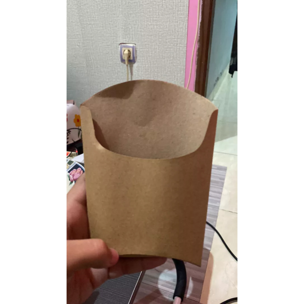 

Kantong Kertas Kentang Goreng,Jamur krispy isi 50 lembar