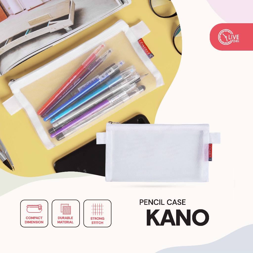 

Evernext Women - Tempat Pensil Sekolah - Pencil Case Kano