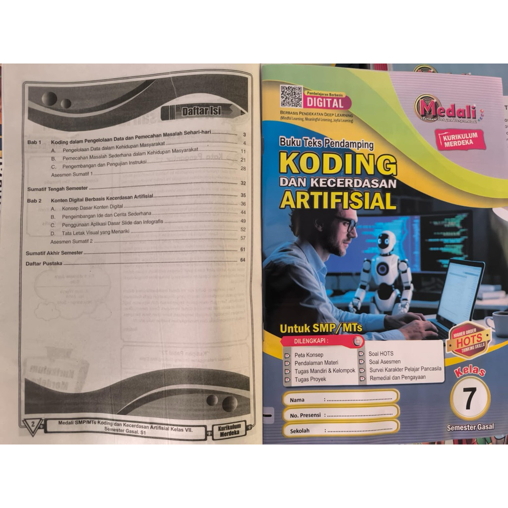 Buku KODING SMP/MTS Kls 7 Smtr 1