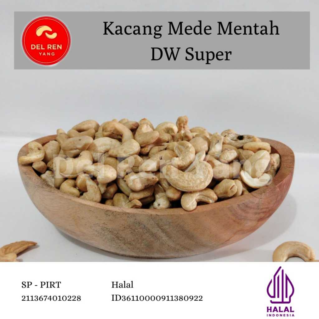 

Kacang Mede Mentah Utuh LBW320 - 100kg