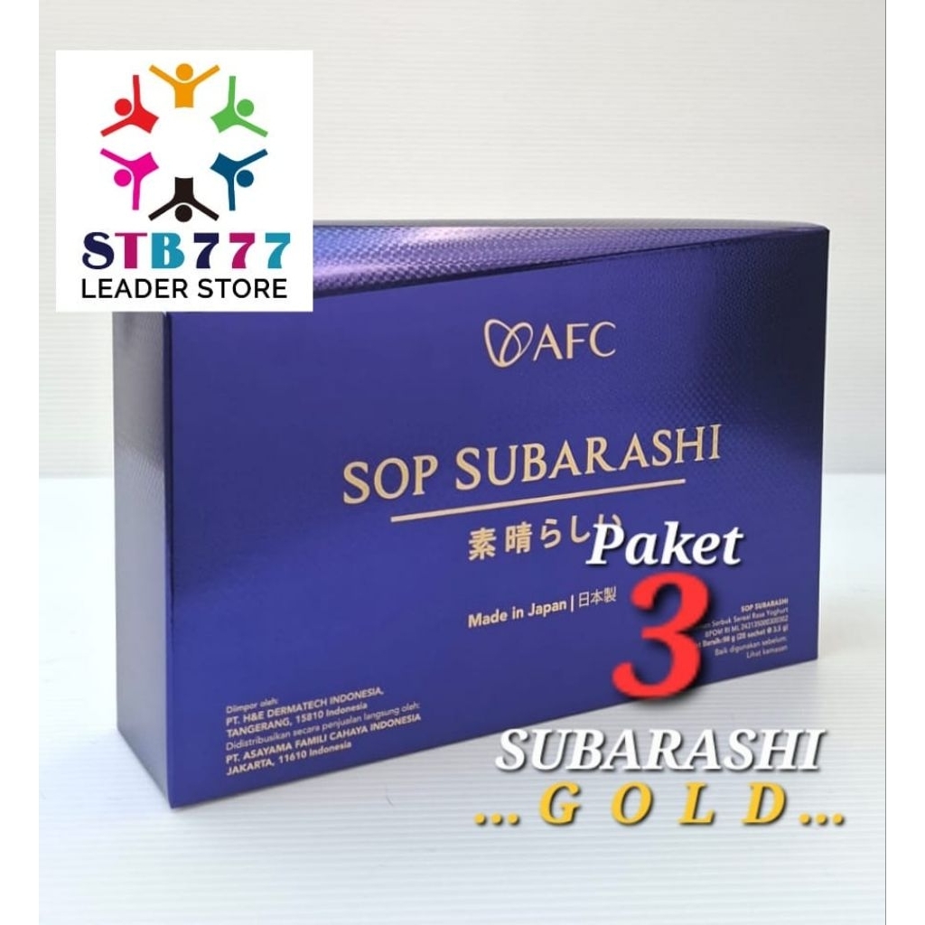 

SUBARASHI GOLD 3 BOX
