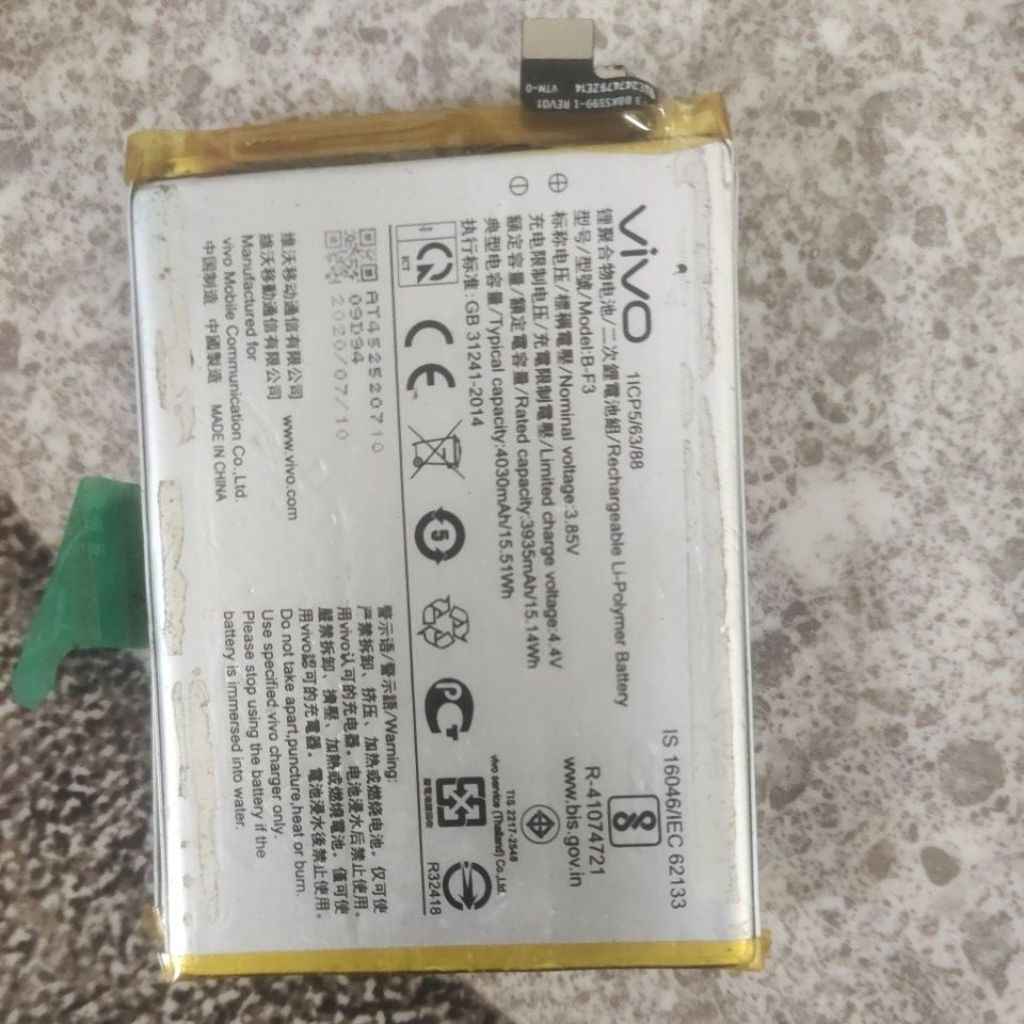 batre ORI copotan Vivo y91/91c