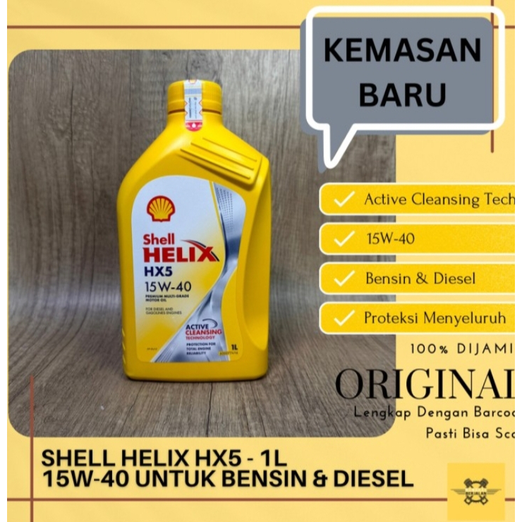 SHELL HELIX HX5 1 LITER 10W 40