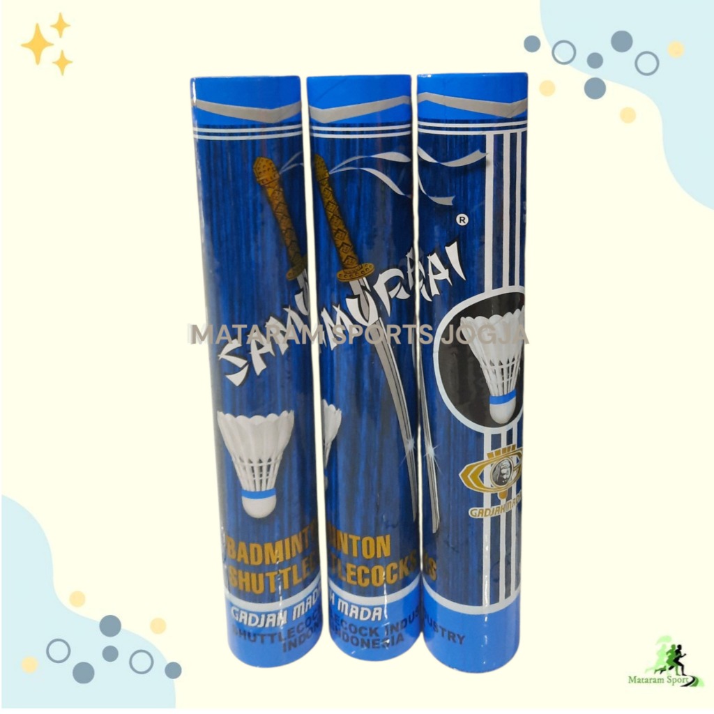 Shuttlecock Badminton Bulutangkis Samurai Biru