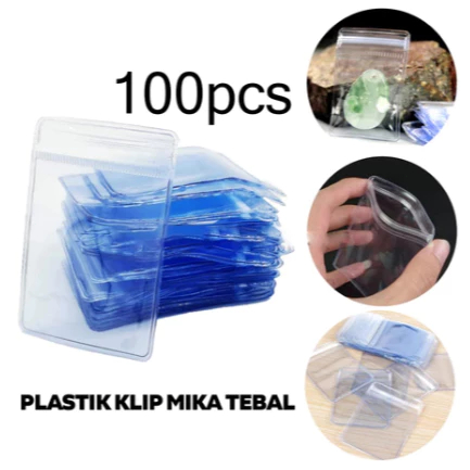 

【COD】Plastik Klip Mika Tebal Plastic Clip Tebal Accessories 1 Pack isi 100pcs