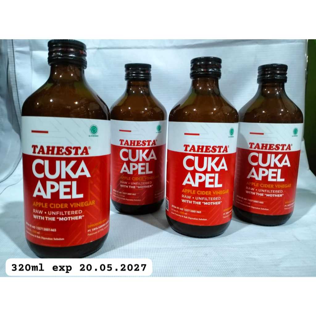 

New cuka apel Tahesta I CUKA APEL TAHESTA KEMASAN BARU Termurah