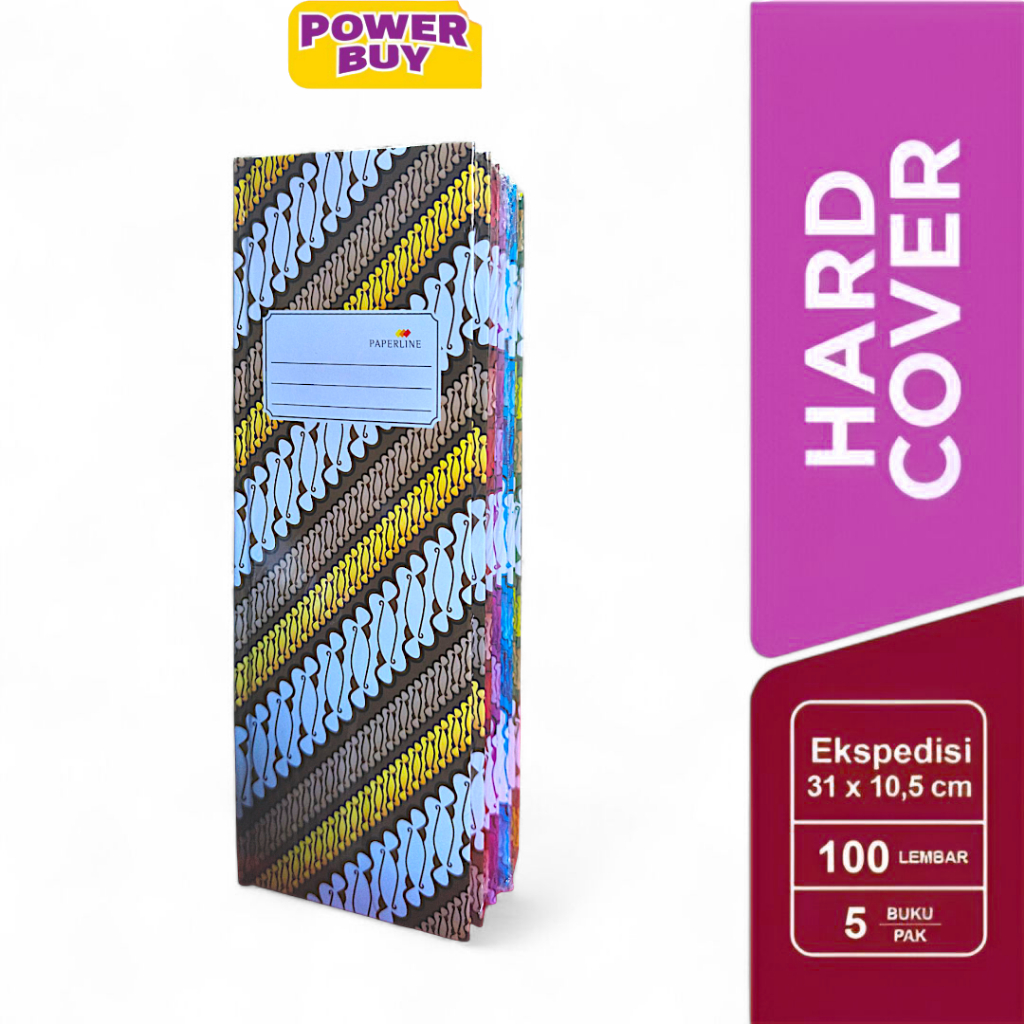 

Paperline Buku Tulis Sampul Tebal EKSPEDISI-100 Lembar - Buku Tulis Hard Cover Paperline