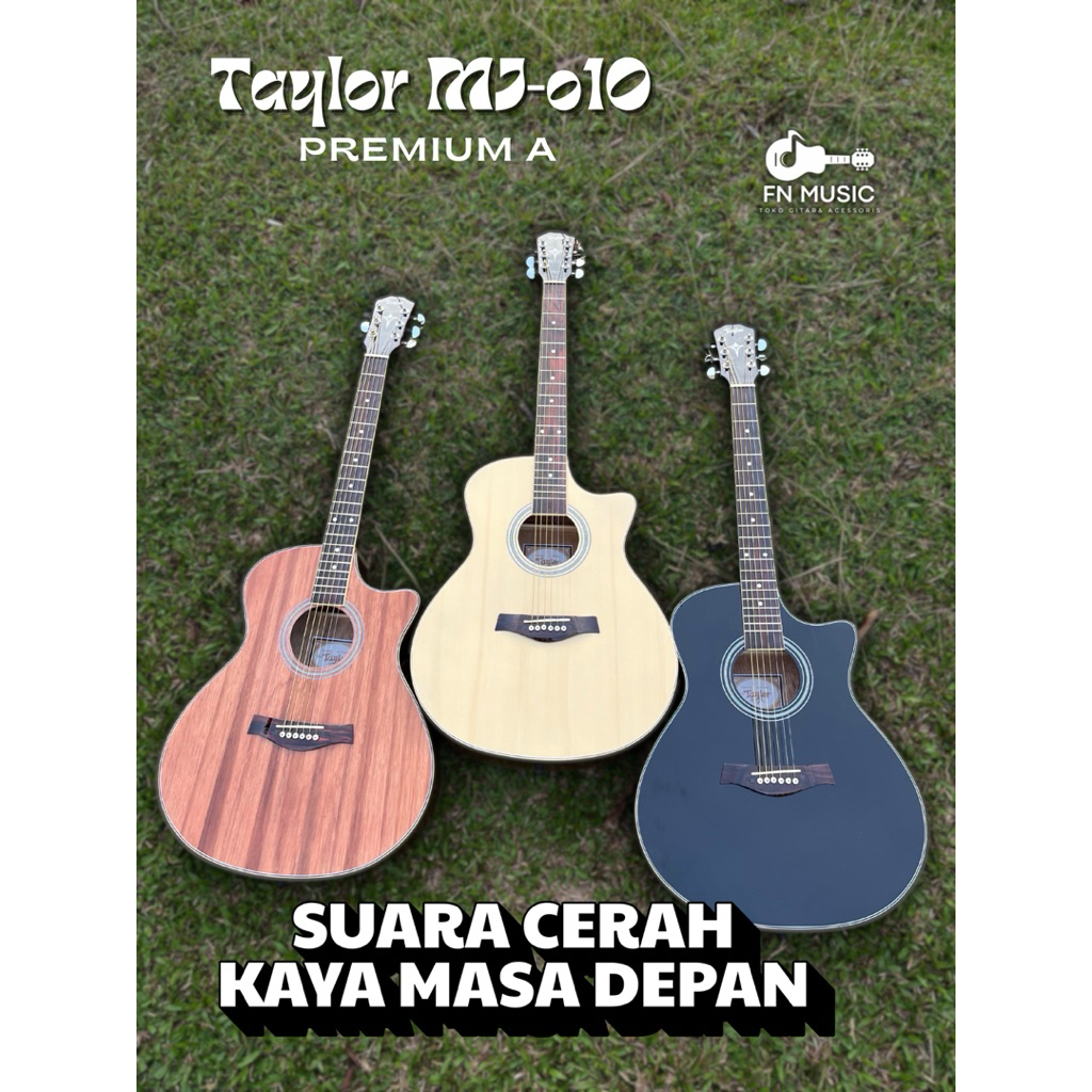 GITAR AKUSTIK TAYLOR MJ-010 / GITAR AKUSTIK GRADE A / GITAR TAYLOR / GITAR SUARA ENAK / GITAR AKUSTI