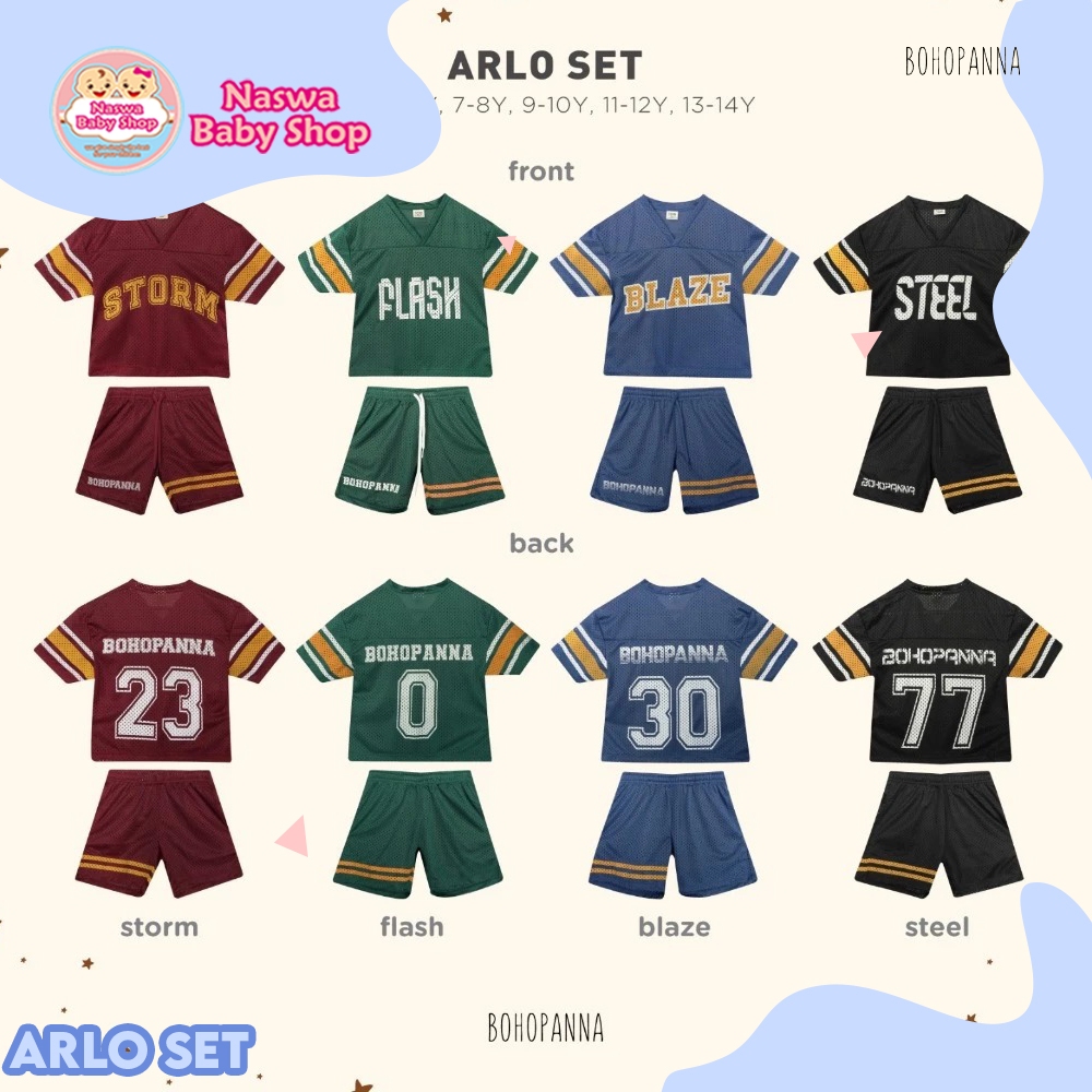 Bohopanna Arlo Set Setelan Anak Cowok