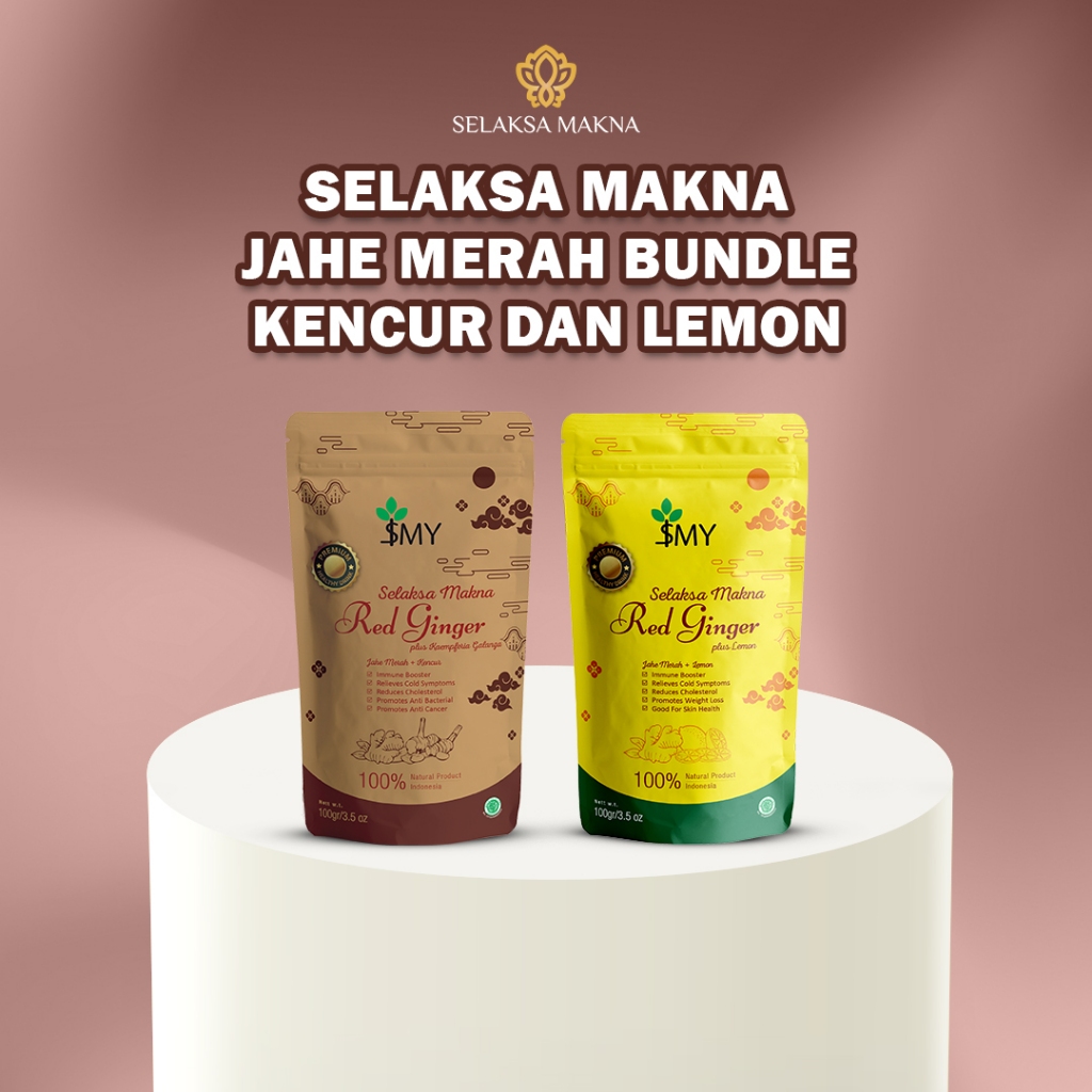 

Selaksa Makna Jahe Merah Paket Kencur Dan Lemon 100GR