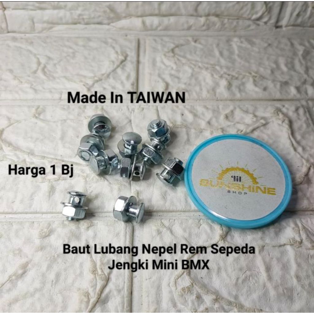 Baut Lubang Nepel Rem U Brake Sepeda Anak BMX Mini Onthel Jengki Cp 1biji