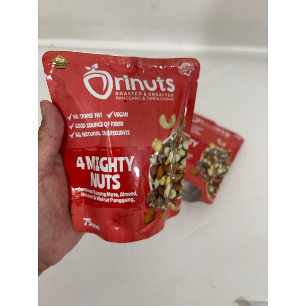 

ORINUTS 4 MIGHTY NUTS 75GR MIX NUTS (READY TO EAT PREMIUM QUALITY)