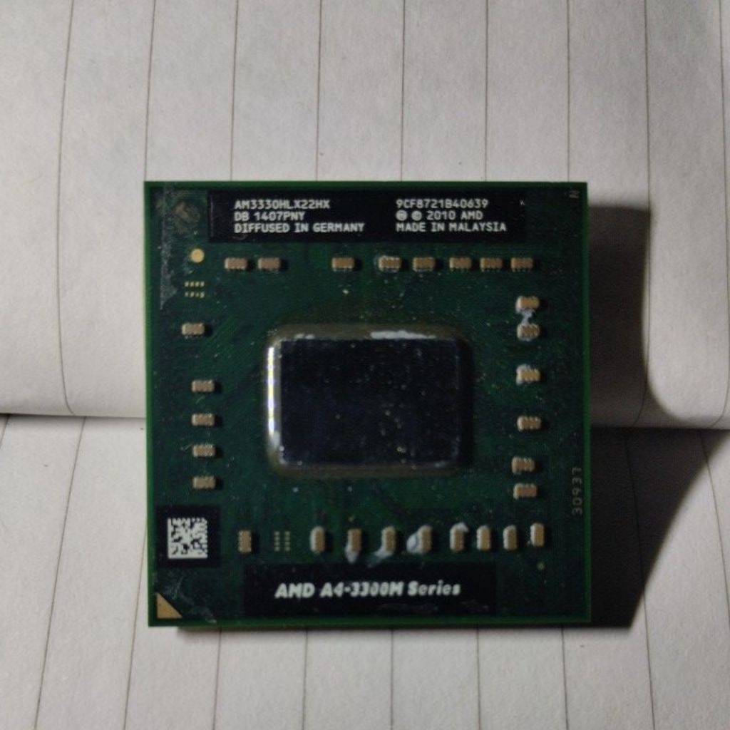 Prosesor processor AMD A4 3300M series untuk laptop