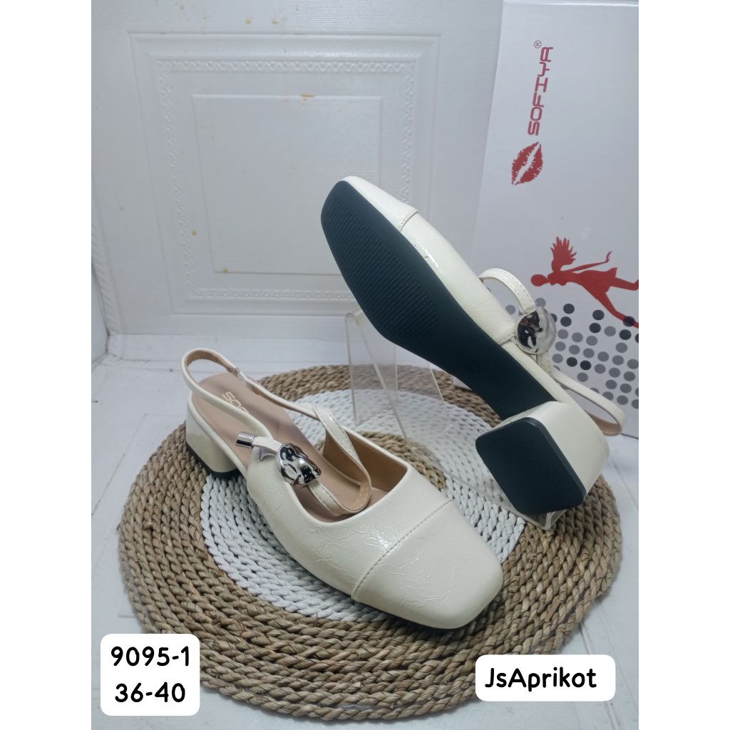 SANDAL HAK TALI IMPORT WANITA SOFIYA 9095-1