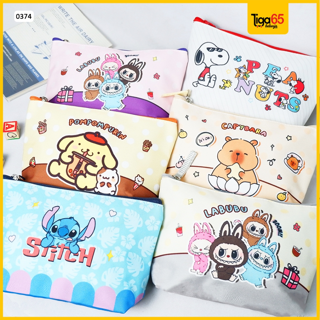 

Pouch Multifungsi / Pouch Motif / Tempat Alat Tulis / Pouch Zipper 0374