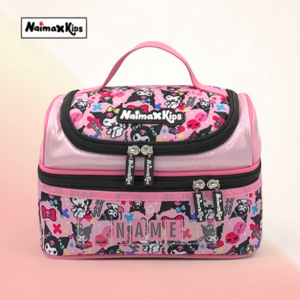 Naimax Kids Tas Bekal Anak Perempuan Karakter RebelBun | Tas Bekal Anak Sekolah TK Lucu