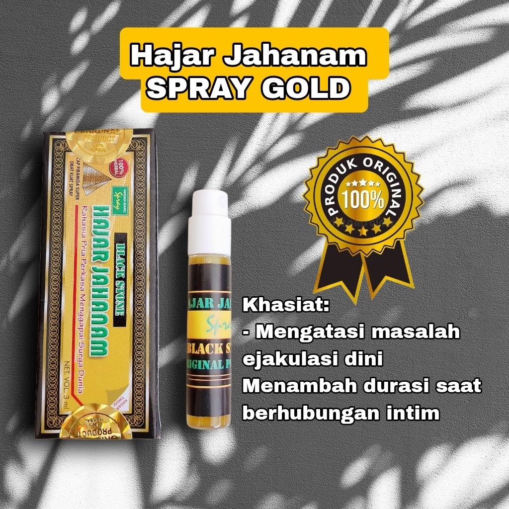 Hajar Jahanam Spray GOLD Original 100%