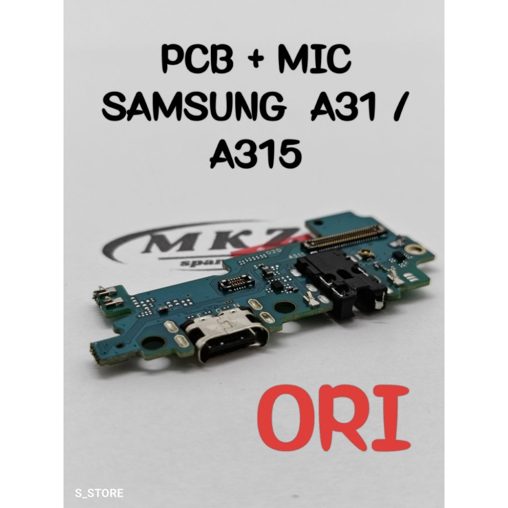 CONNECTOR CHARGER SAMSUNG A31 4G A315 ORI PAPAN KONEKTOR CAS SAMSUNG A31 4G ORIGINAL + IC